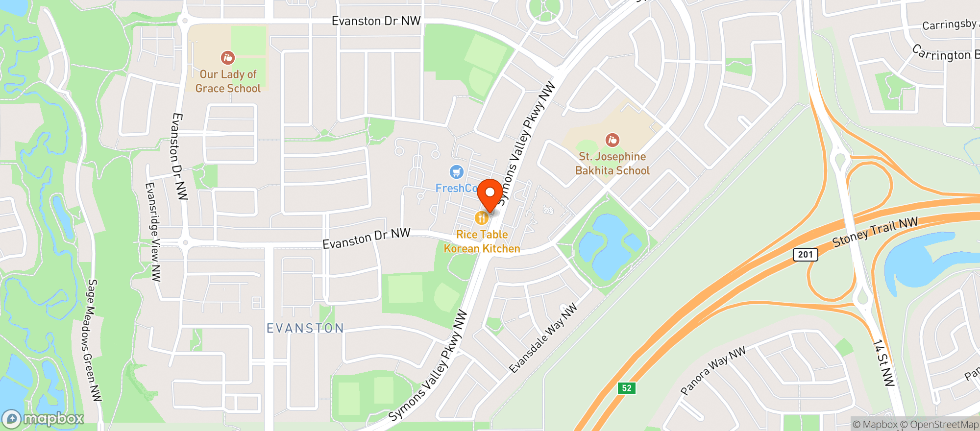Map showing Sobeys 5194