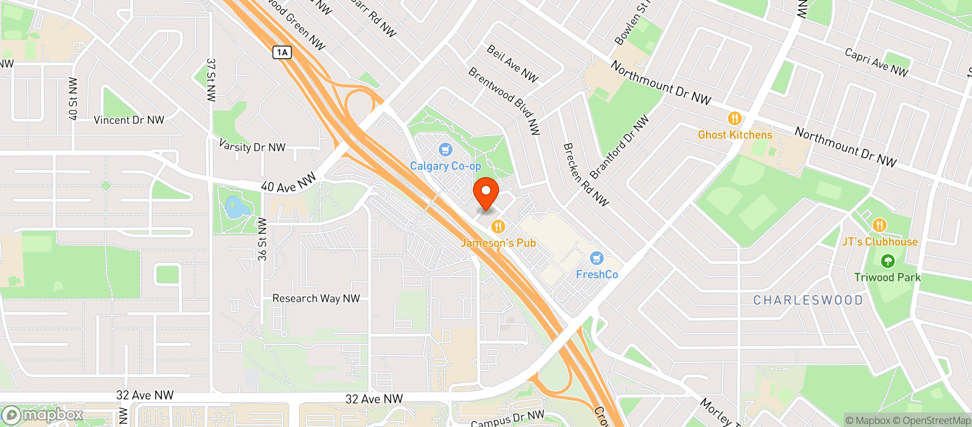 Map showing London Drugs