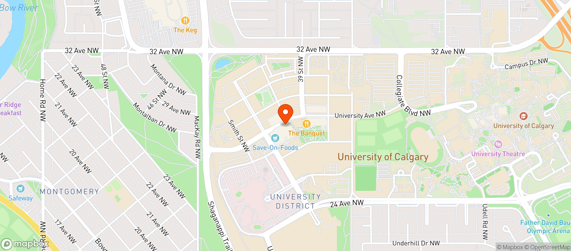 Map showing Market Wines University District