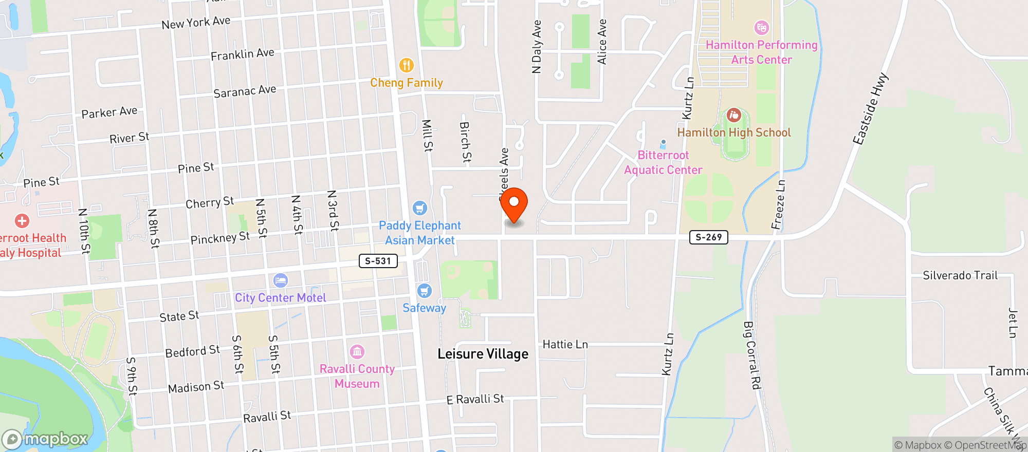 Map showing Jessi's Wine & Goods