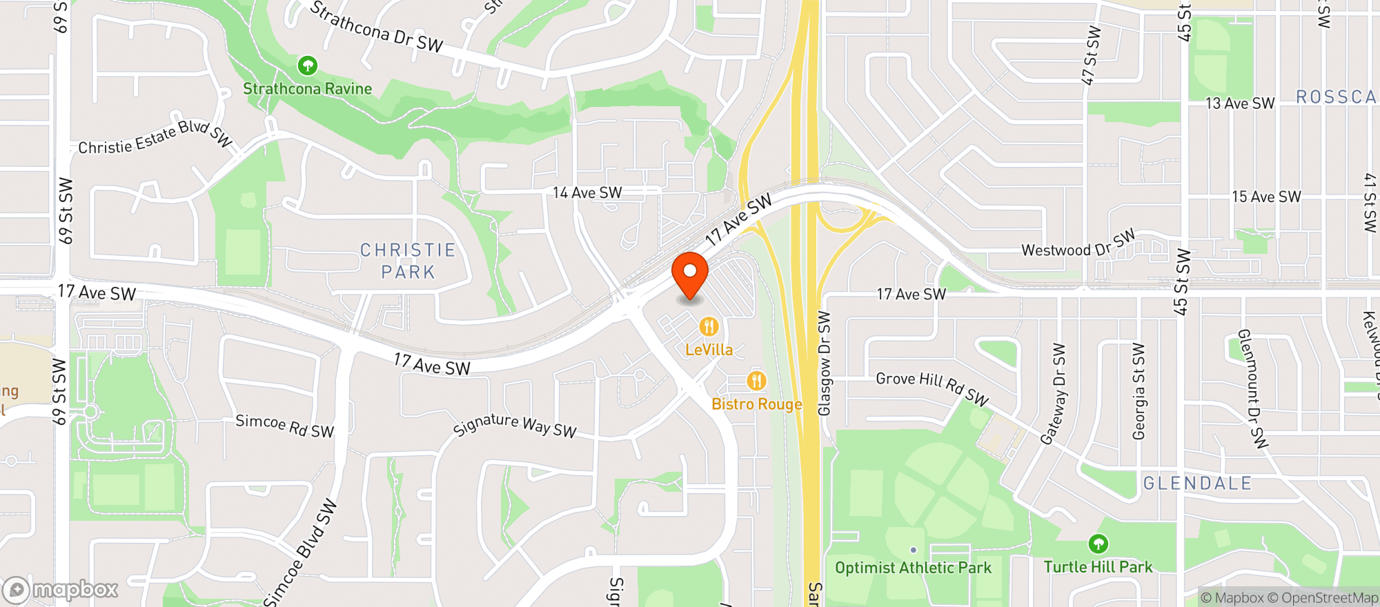 Map showing 5 Vines Wine, Craft Beer & Spirits - West Market Square
