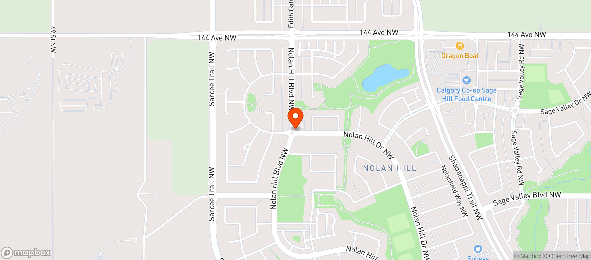Map showing Sobeys 5191