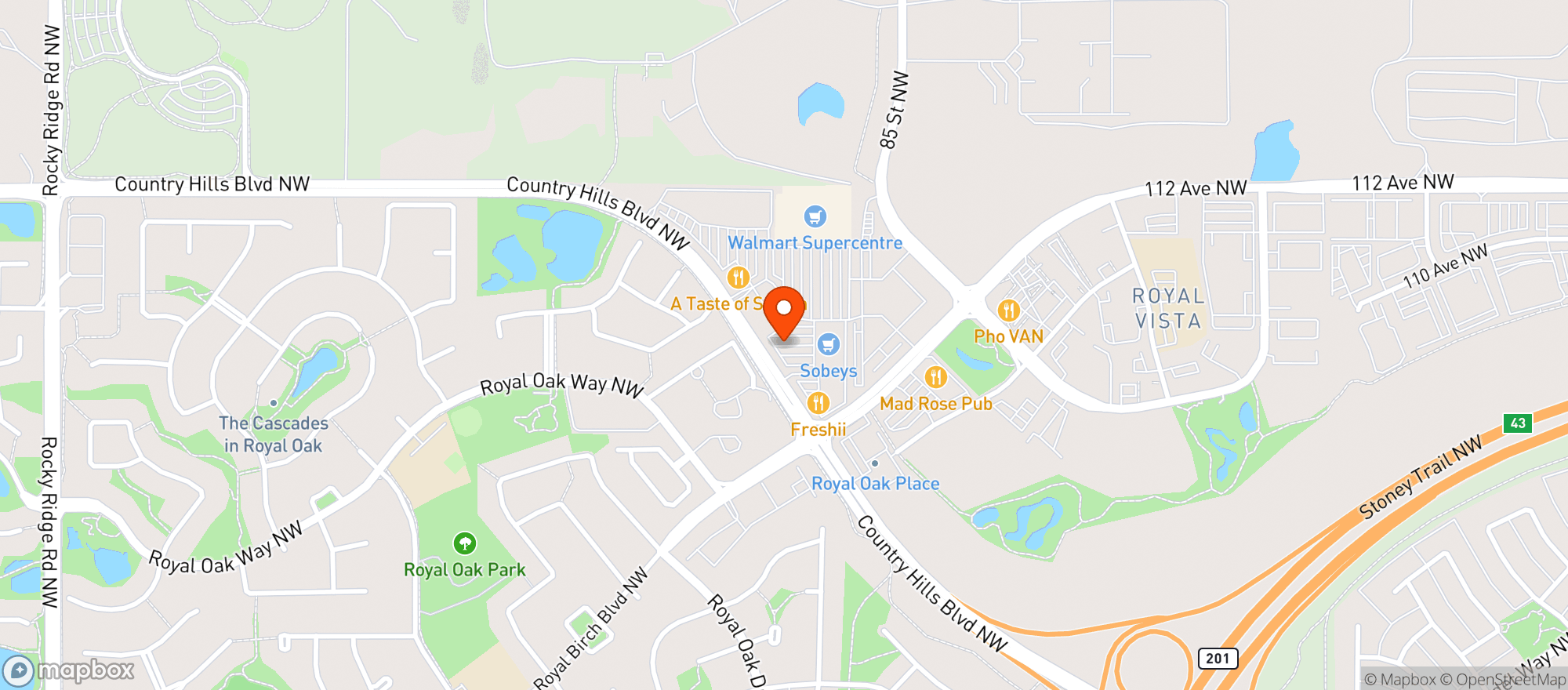 Map showing London Drugs