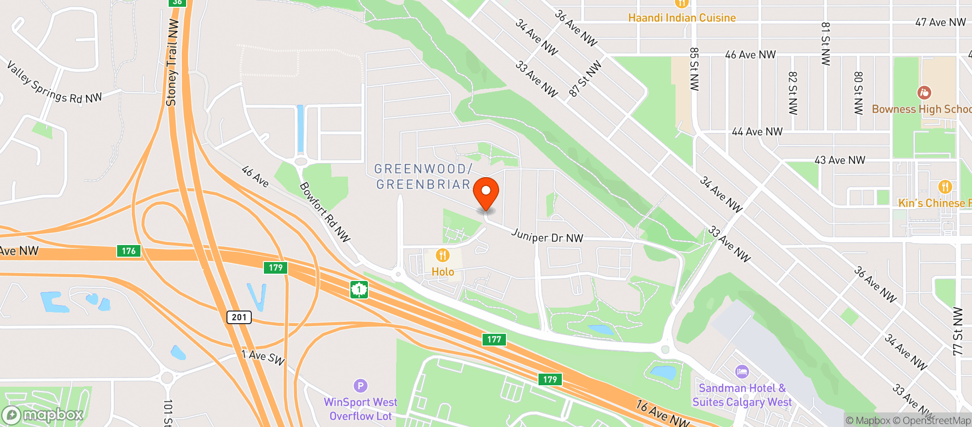 Map showing Buy-Low (80070) - Aspen