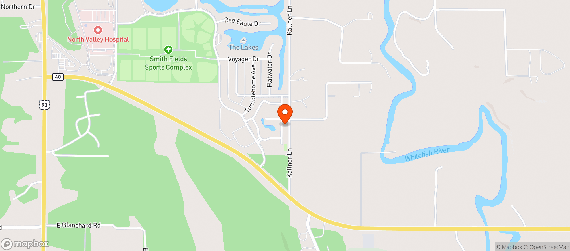 Map showing Hold My Bar