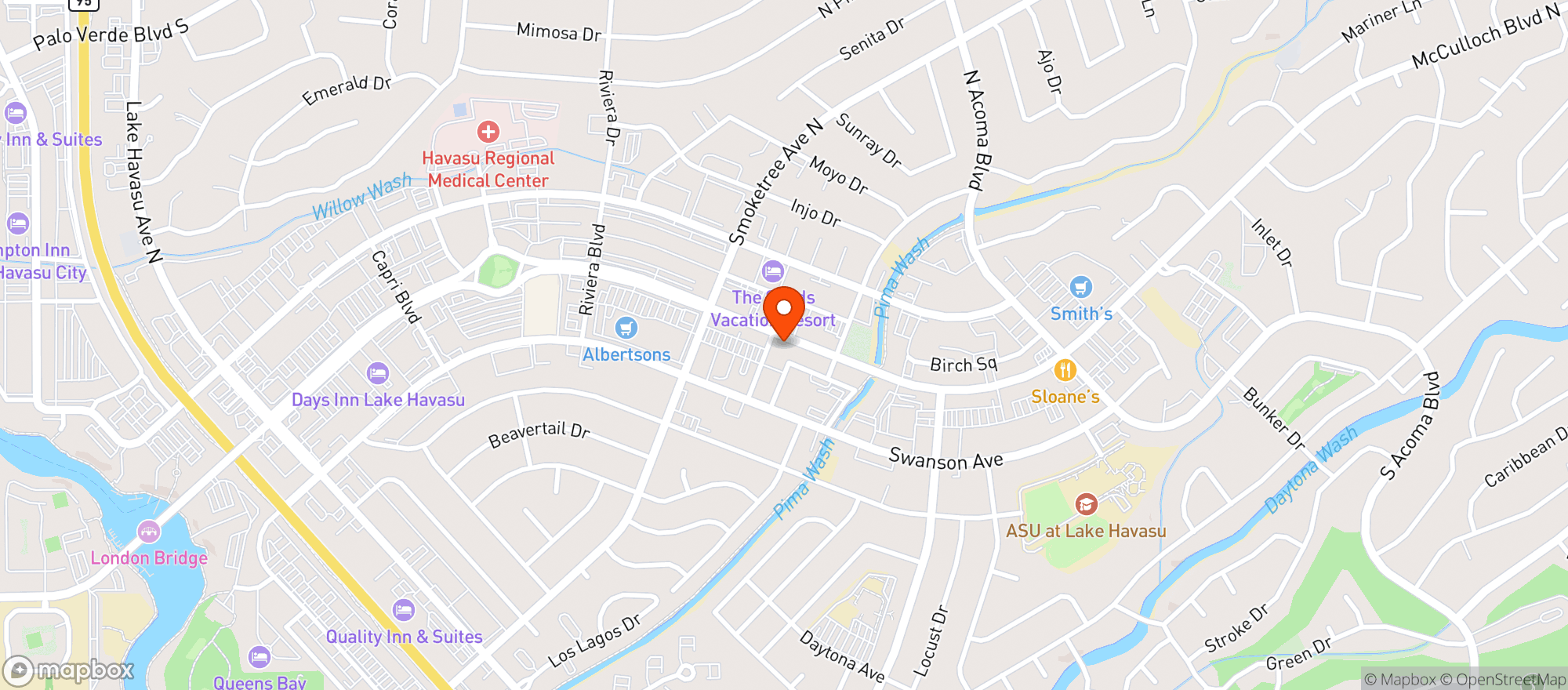 Map showing Best Brews Taproom