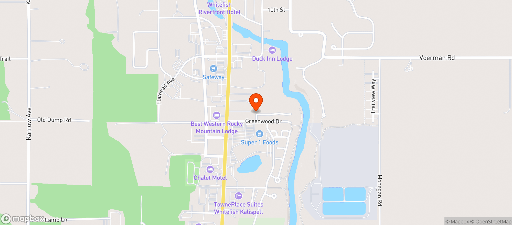 Map showing Hold My Bar