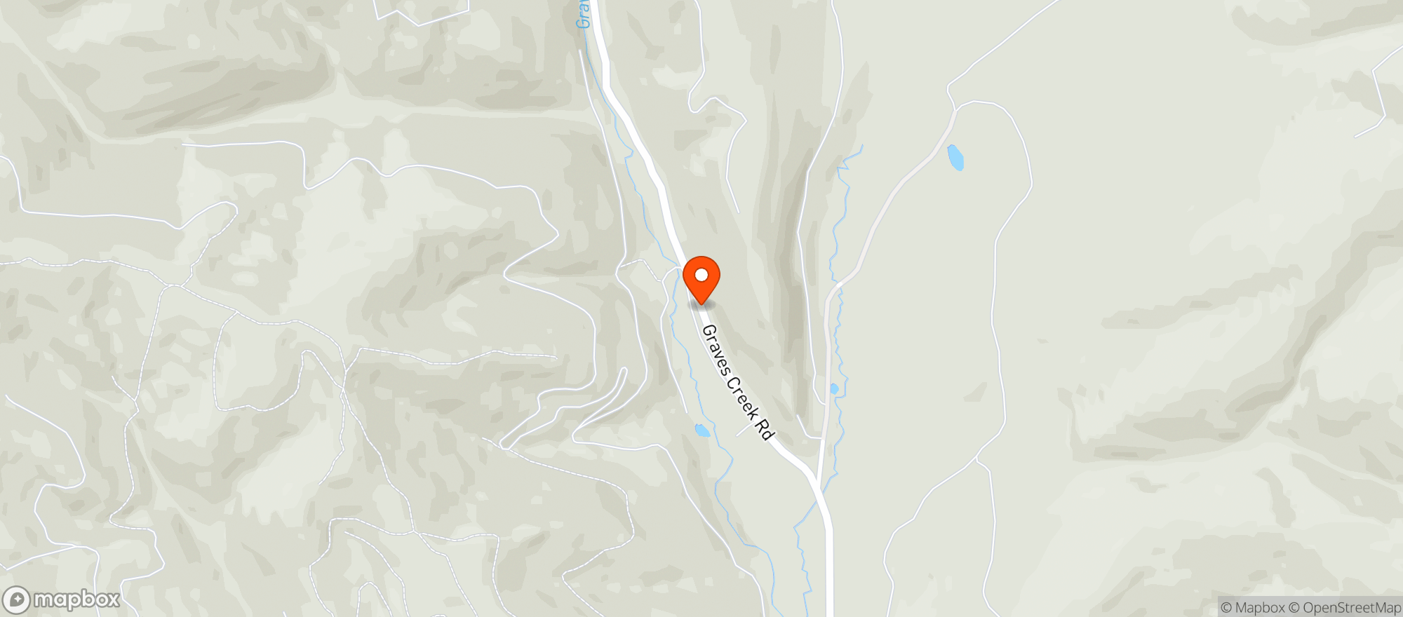 Map showing The Jack