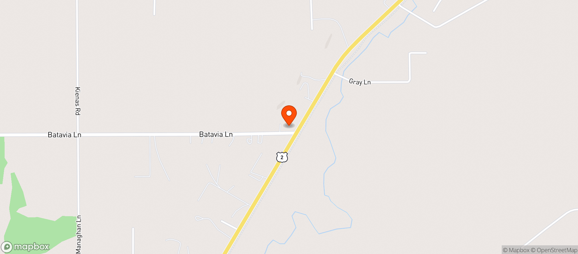 Map showing Kelly Raes