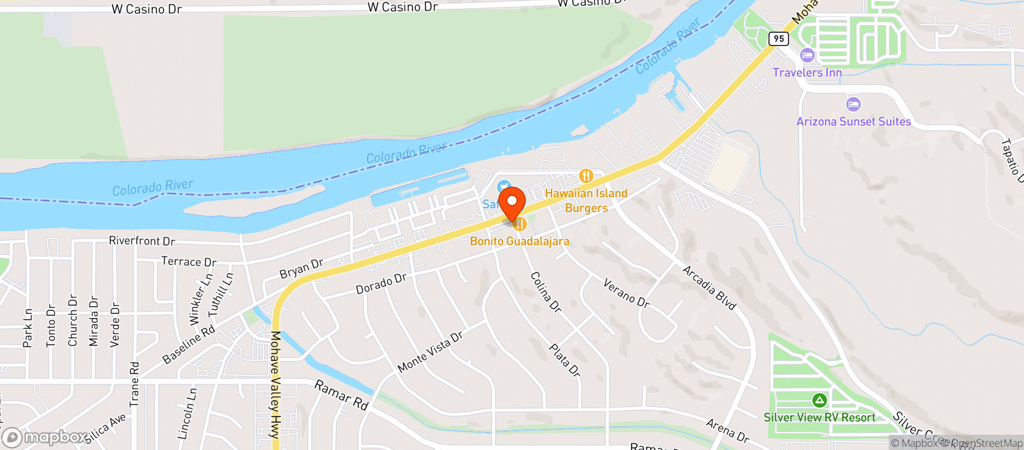 Map showing Platas CBD store