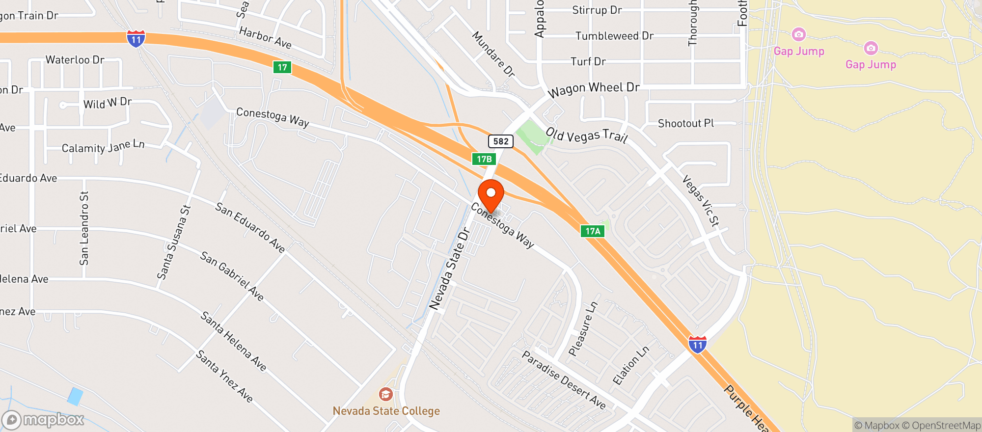 Map showing Green Valley Grocery
