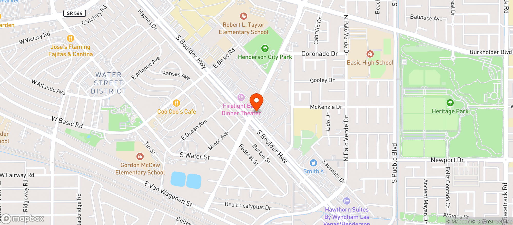 Map showing Xo Liquor Boulder