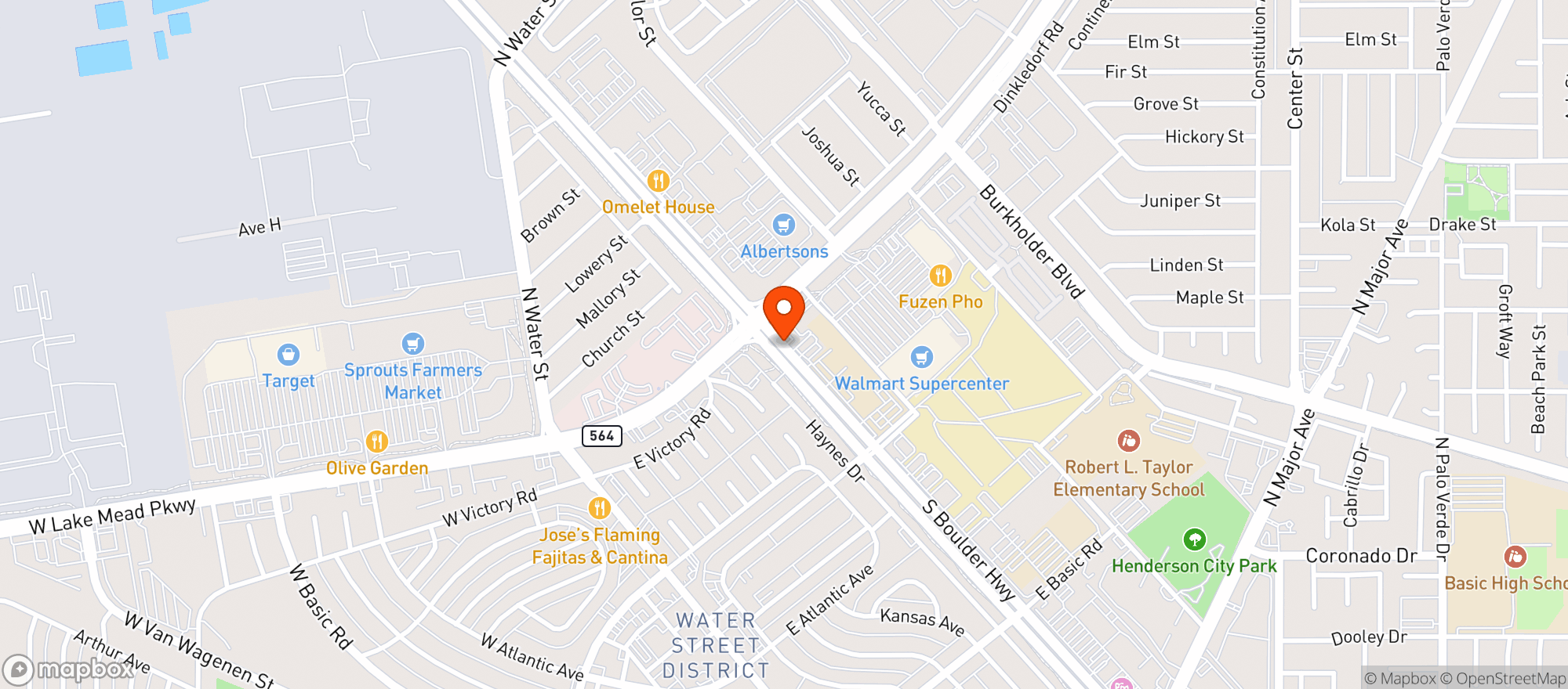 Map showing Circle K