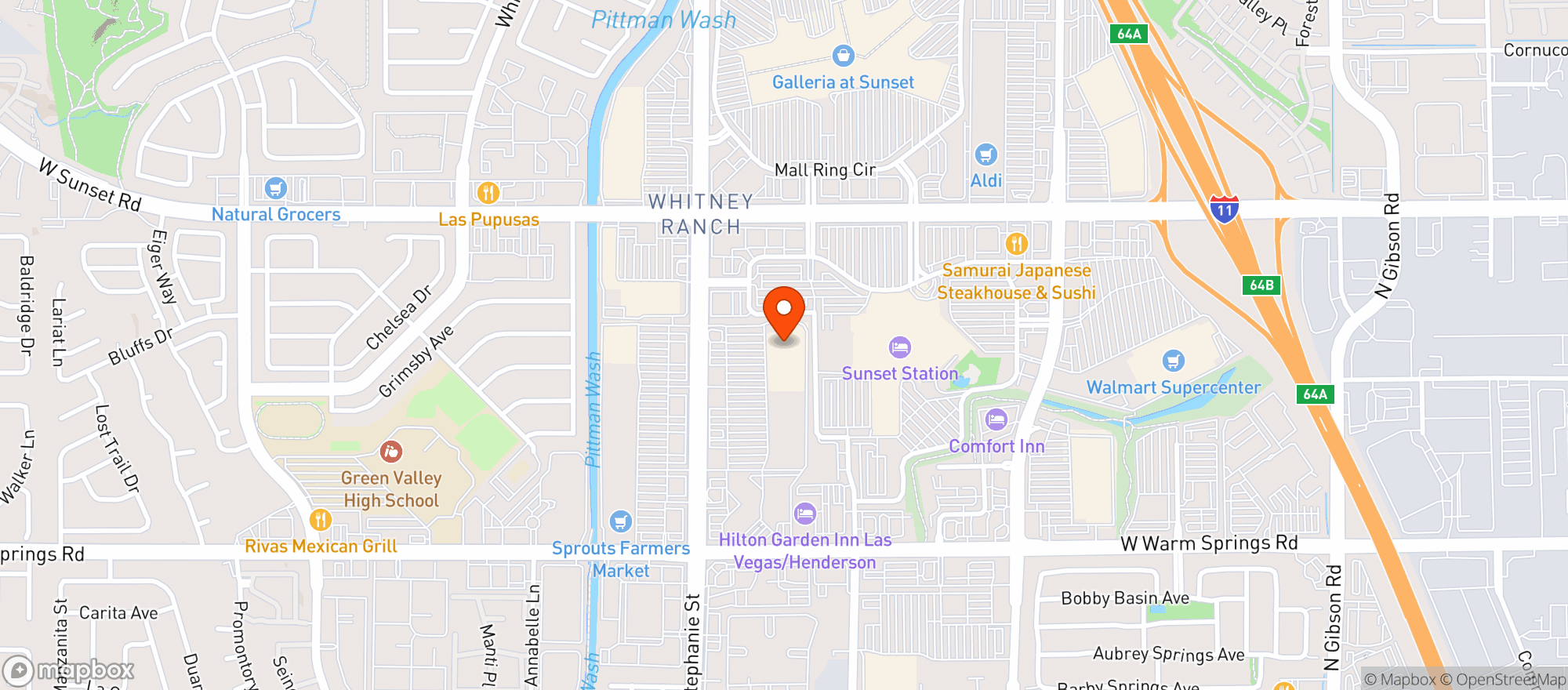 Map showing Smiths Marketplace #303