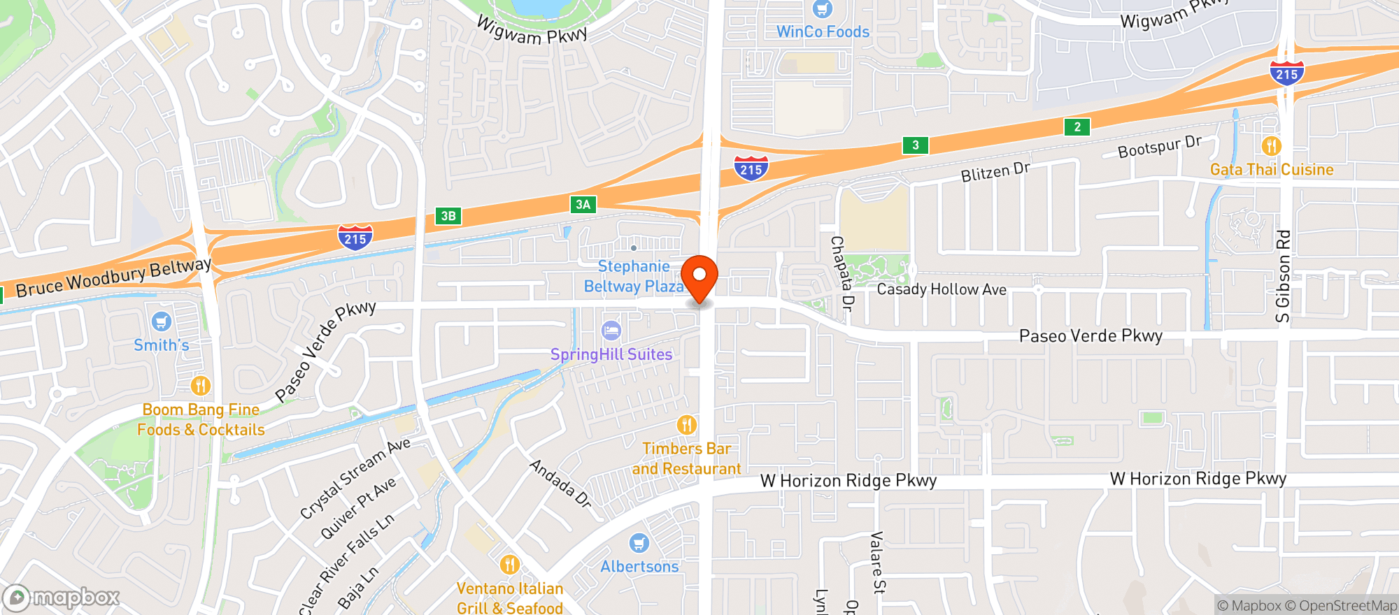 Map showing Lodge At Stephanie