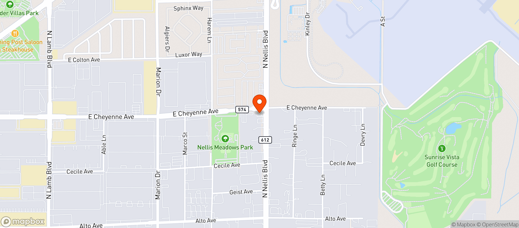Map showing Rebel Convenience Store