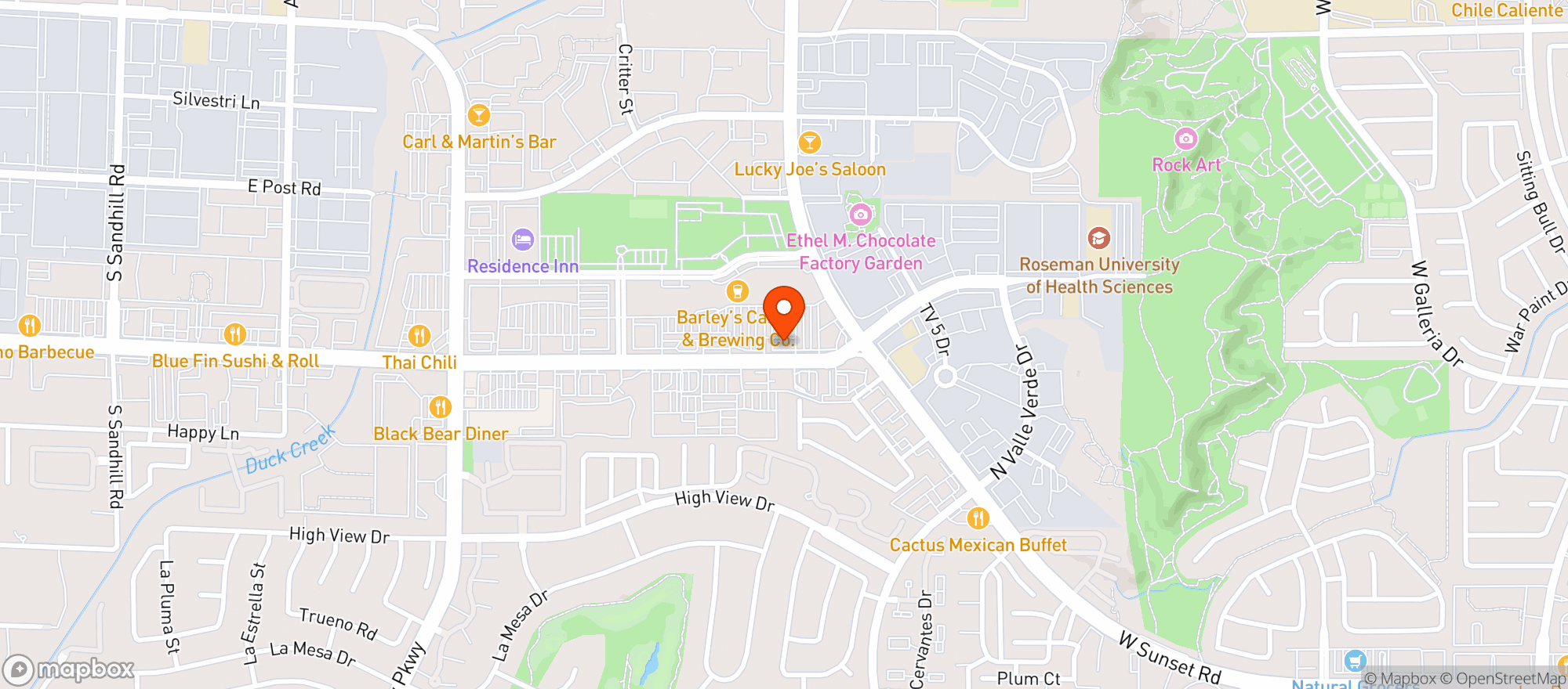 Map showing Smiths Food & Drug (706) - 00350 - Sunset Mountain Plaza
