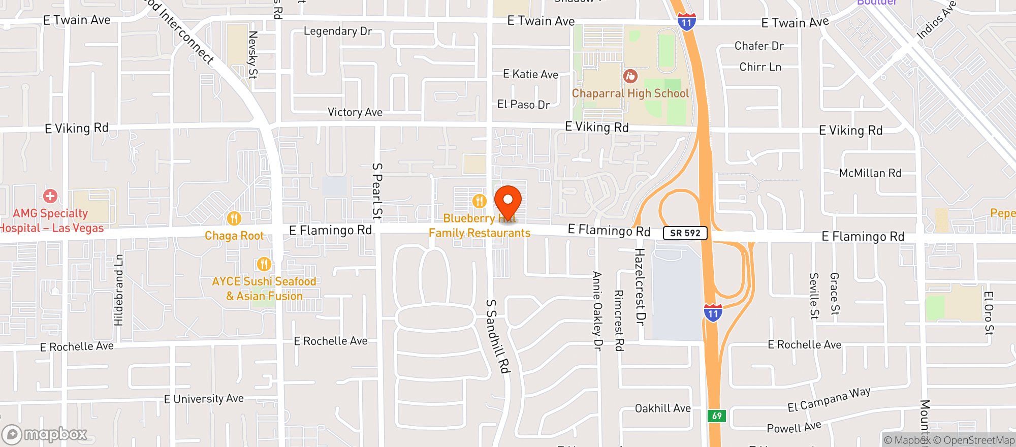 Map showing Smiths Food & Drug (706) - 00354 - Paradise Marketplace