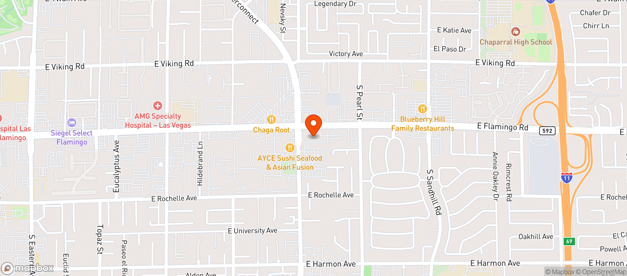 Map showing Village Pub & Poker