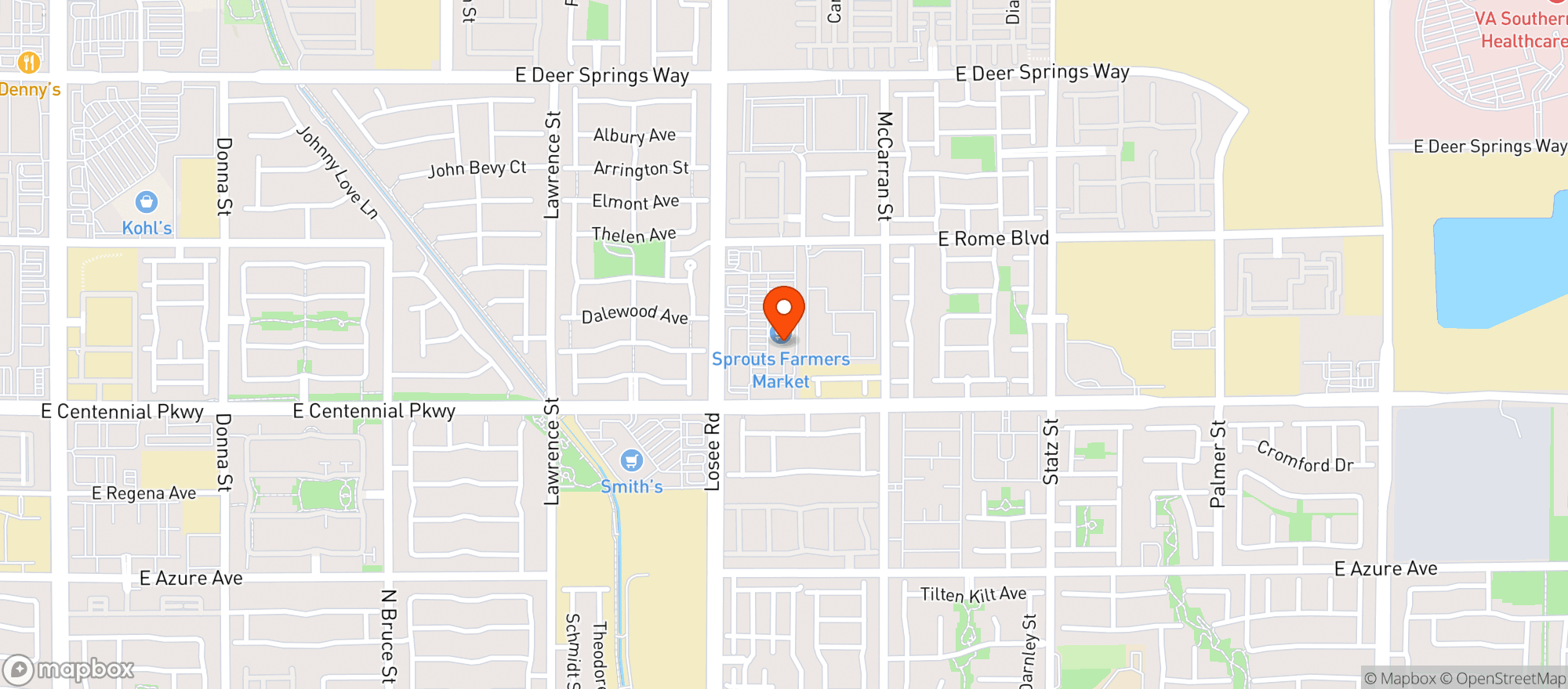 Map showing Sprouts #561