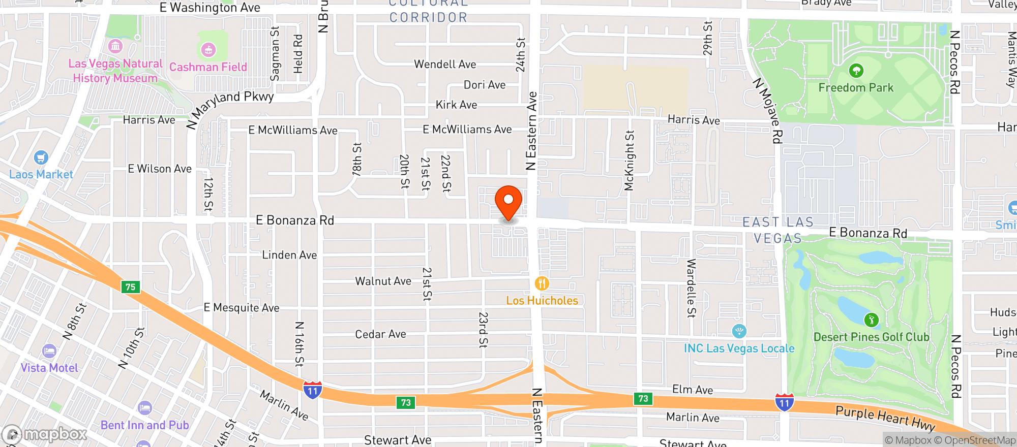 Map showing Cardenas Market