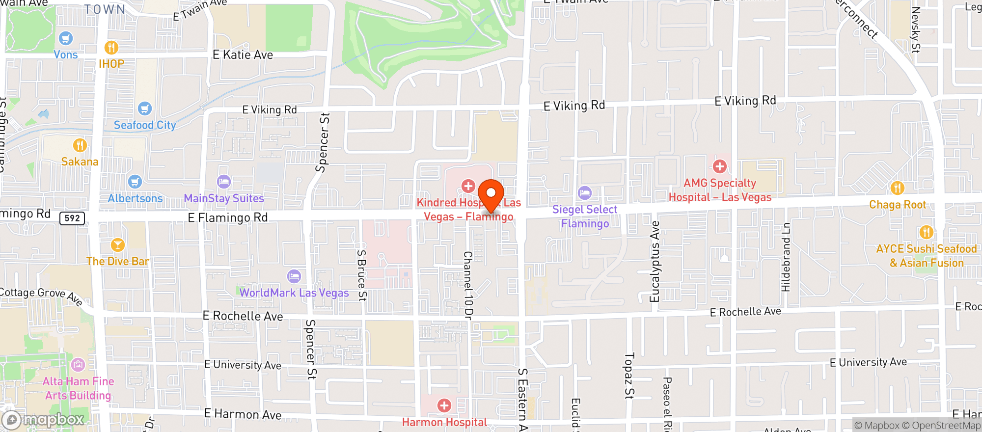 Map showing Red Lobster