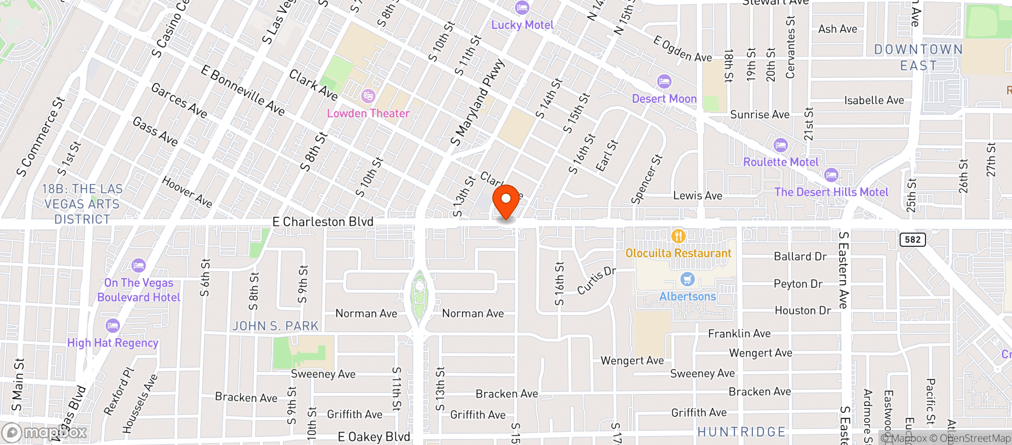 Map showing 702 Mart