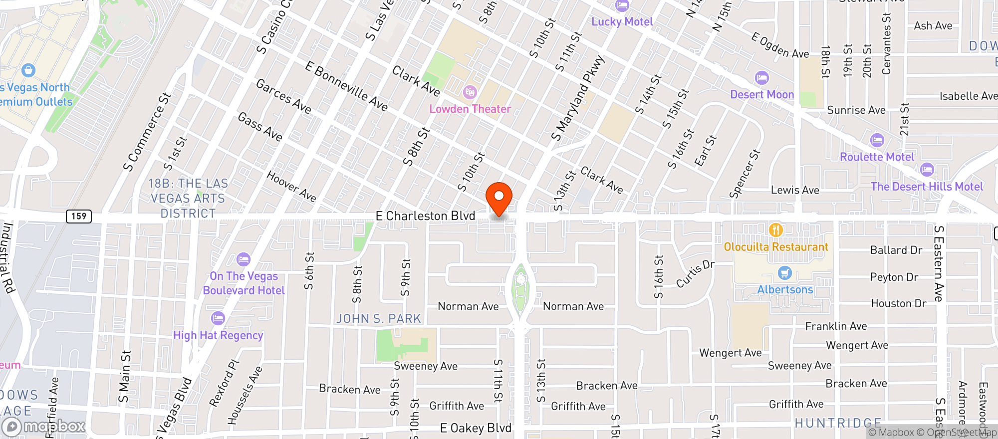 Map showing Circle K