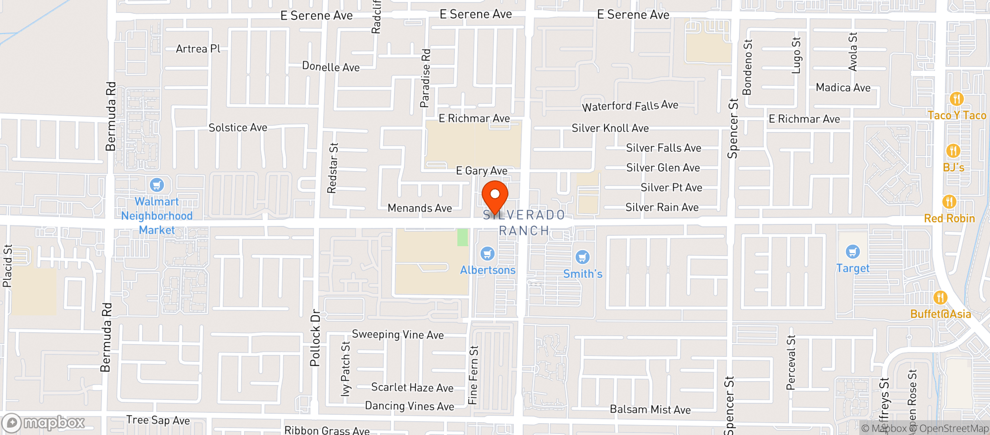 Map showing Sprouts Farmers Market