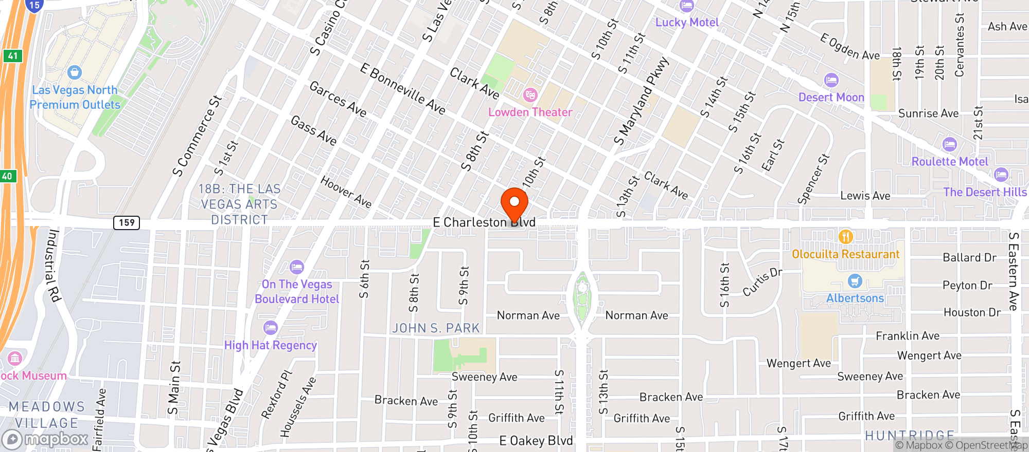 Map showing Speakeasy Liquor
