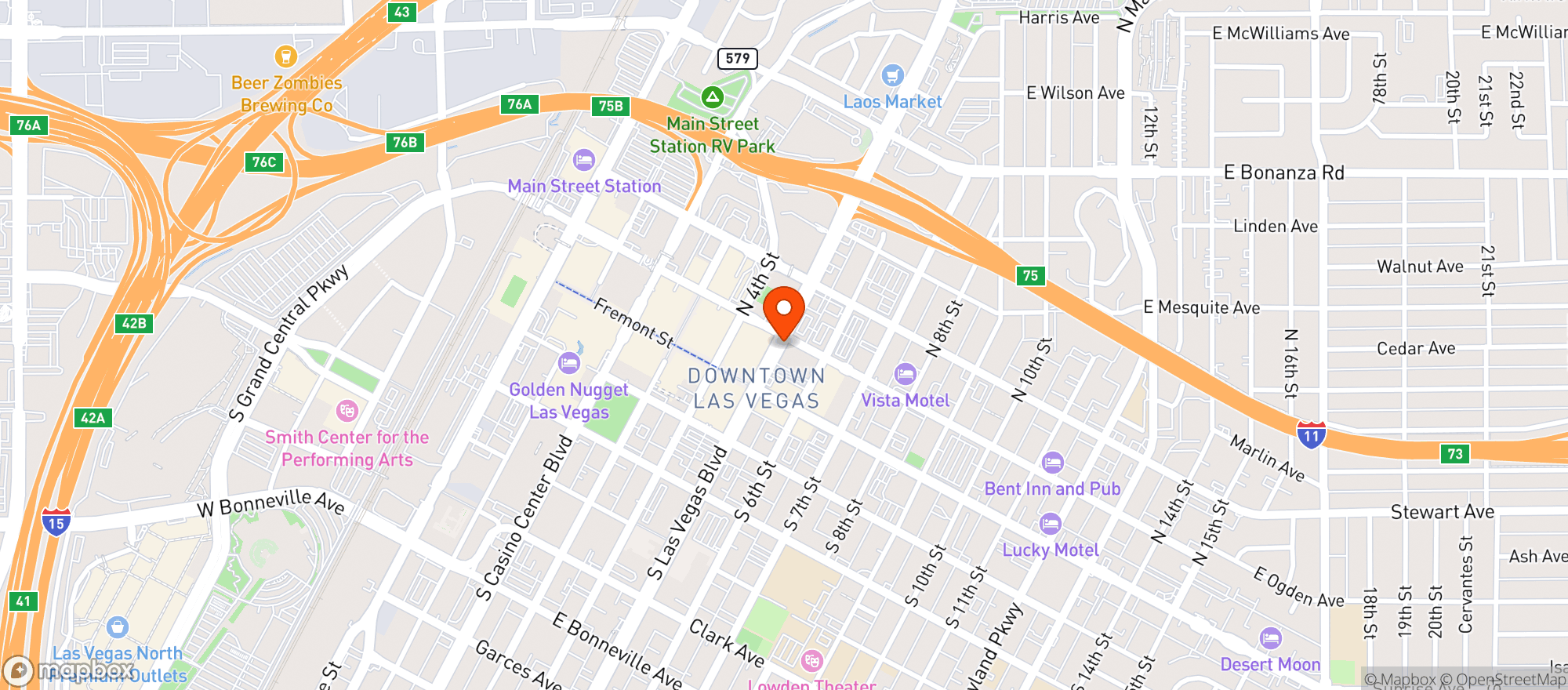 Map showing Carajillo Mexican Cuisine & Bar