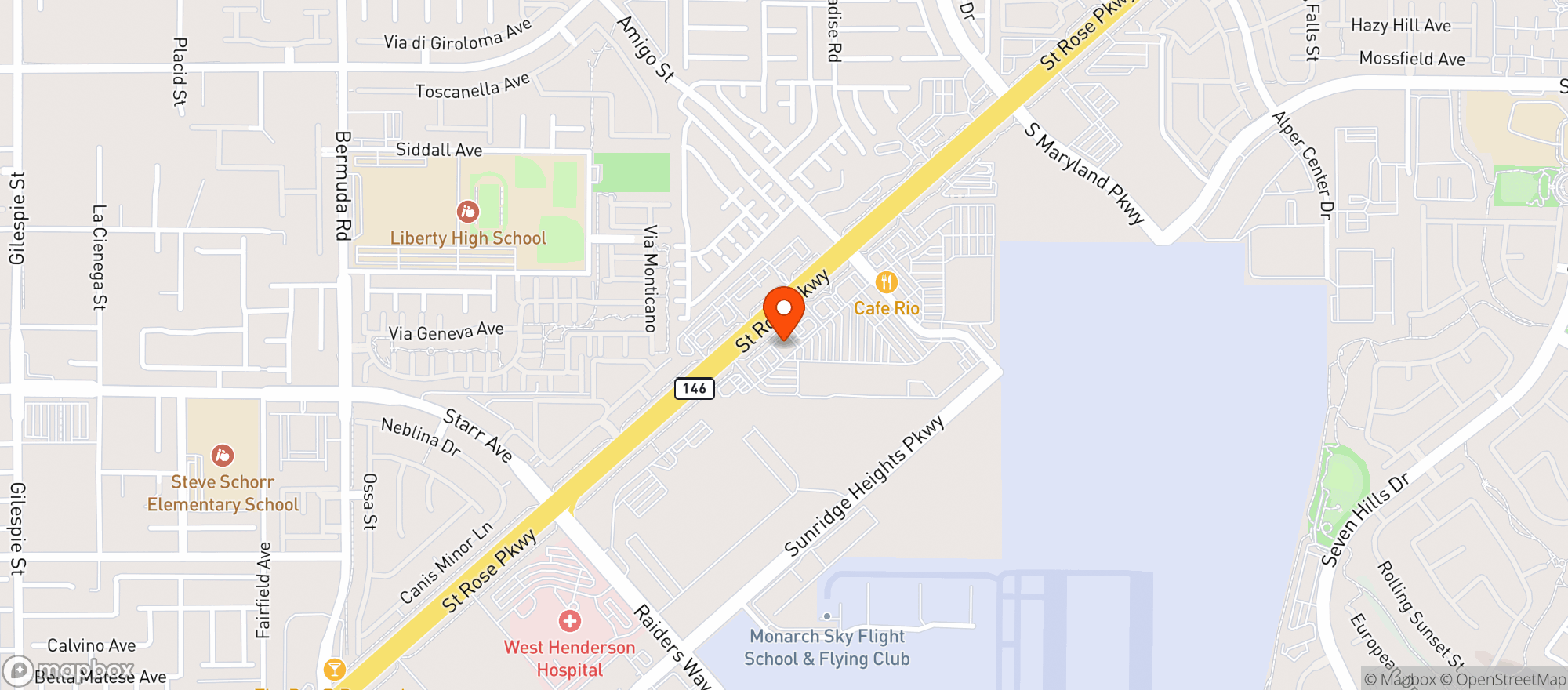 Map showing Nacho Daddy #0700312926