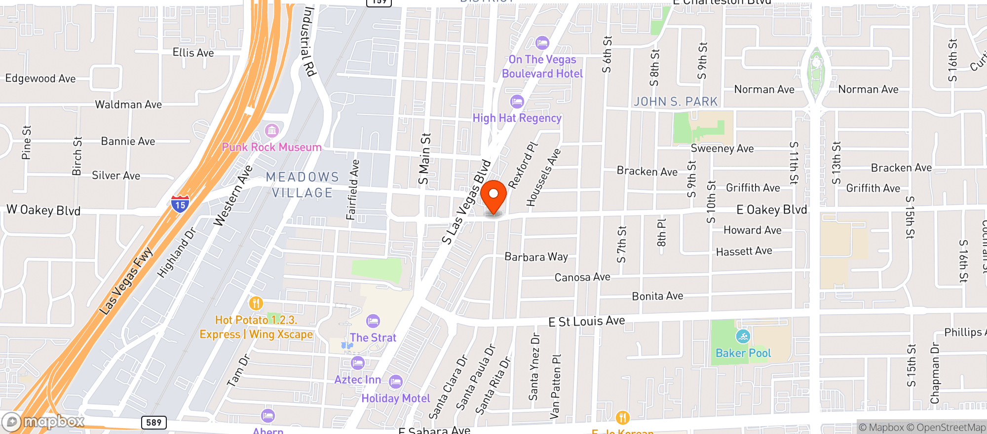Map showing City Market & Liquor
