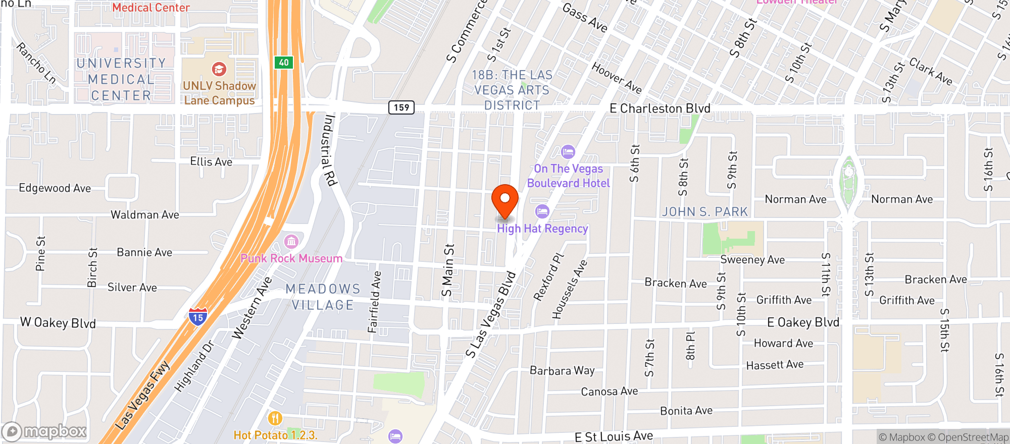 Map showing The Sanctuary Dt