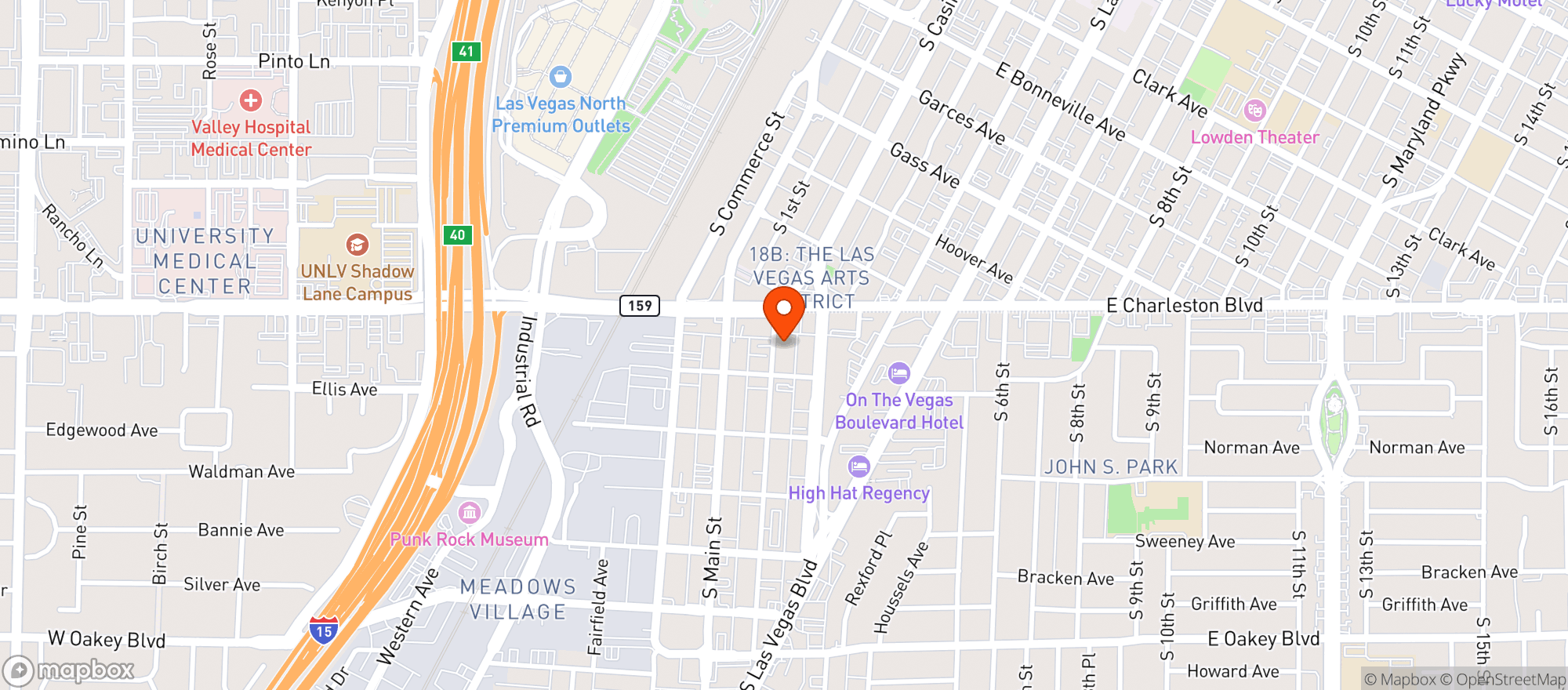 Map showing Hola Habibi