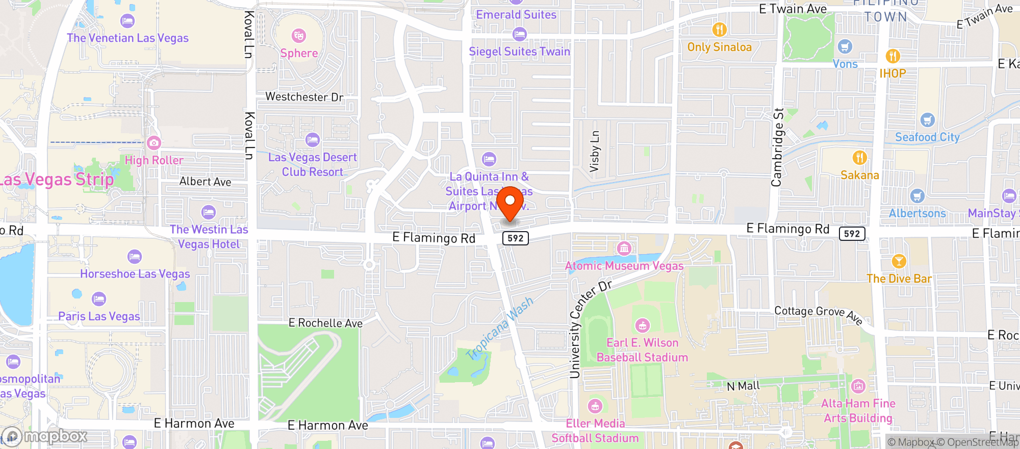 Map showing Mortons The Steakhouse #1147