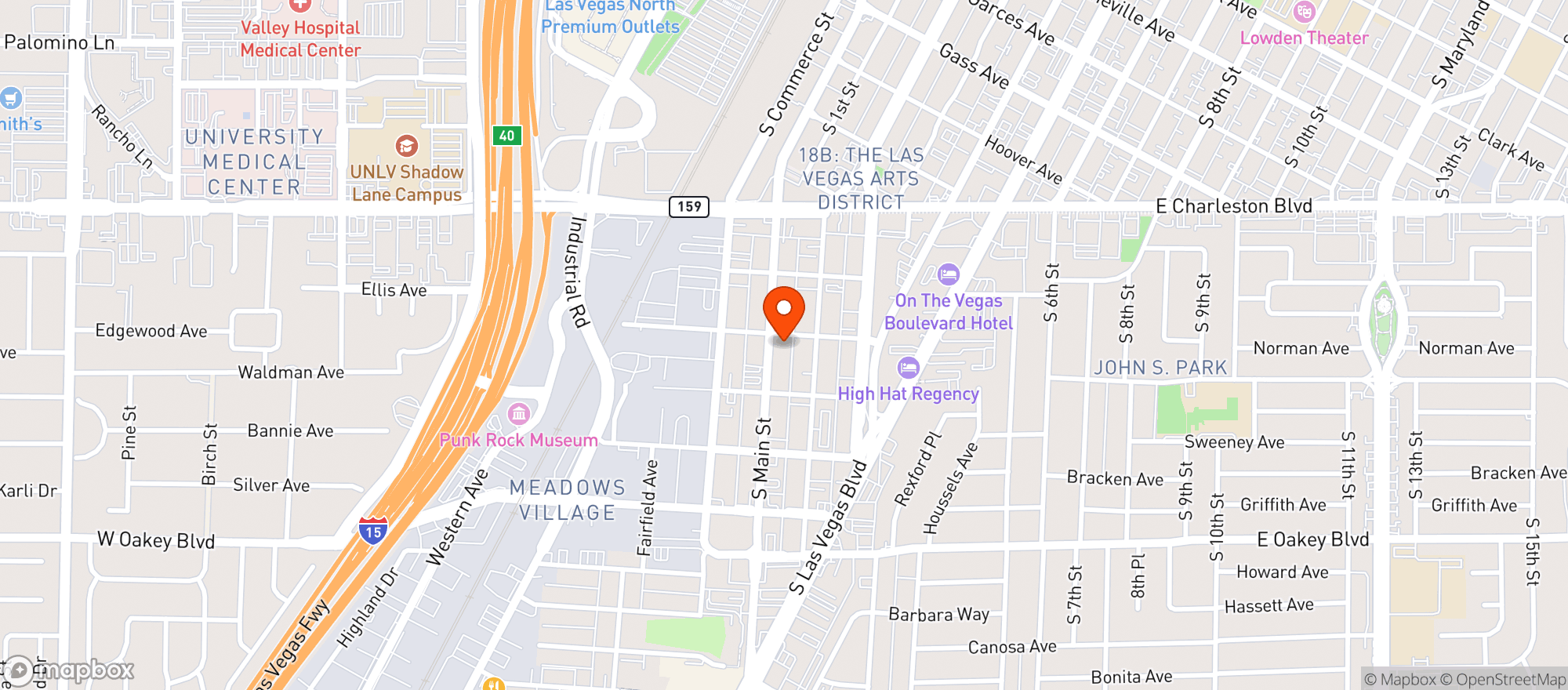 Map showing Echo