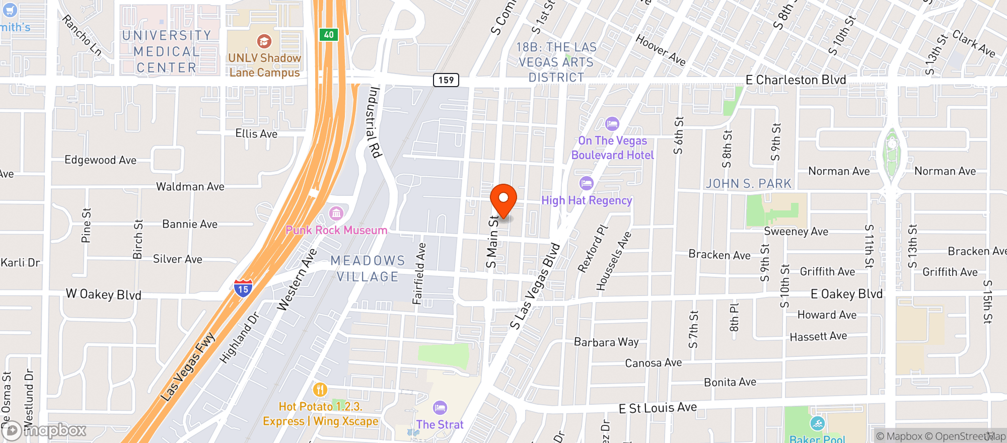 Map showing Bad Beat Brewing #0700425294
