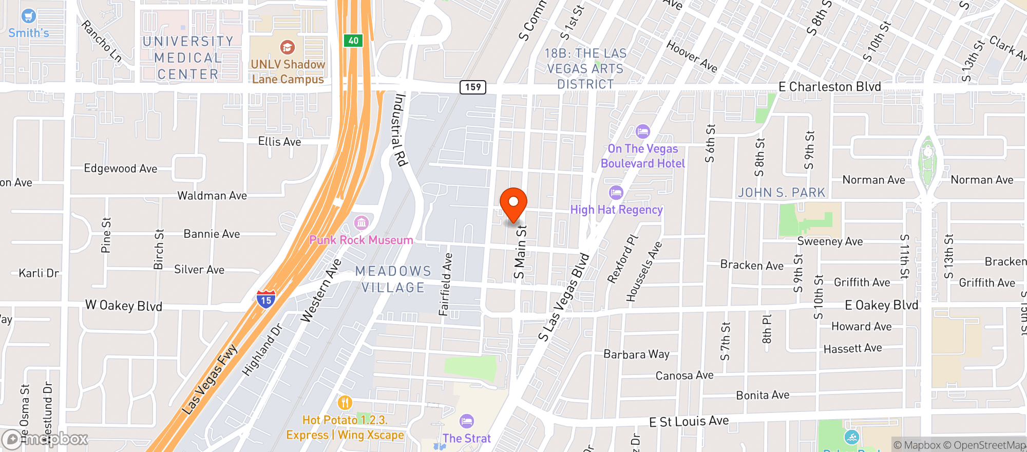 Map showing Ugly Duckling At Swan Dive