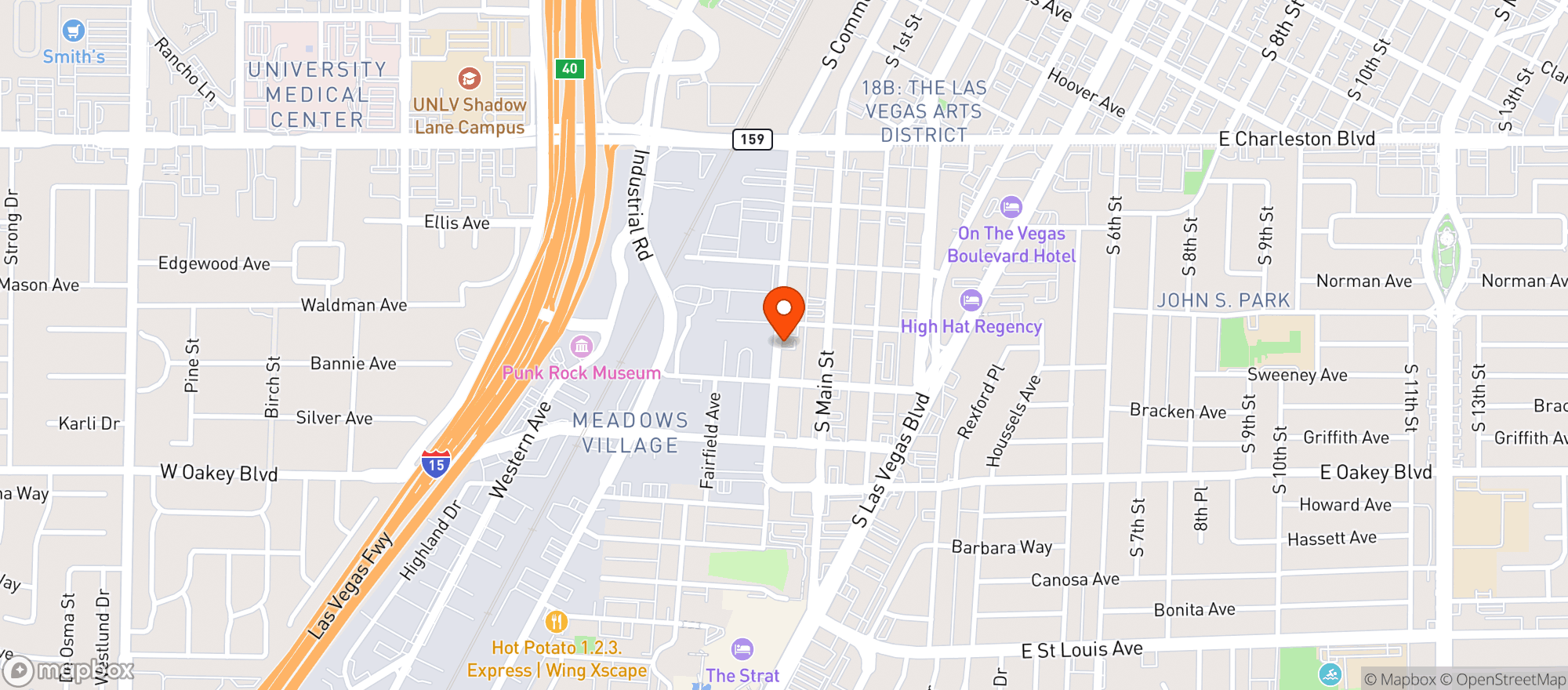 Map showing Dustland