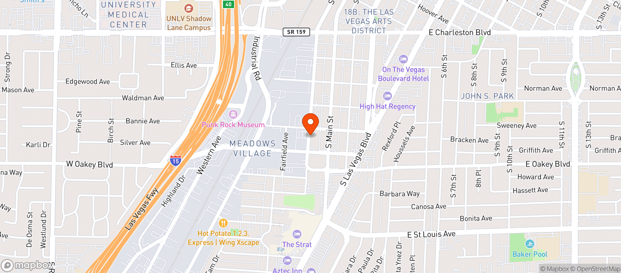 Map showing Seven 45