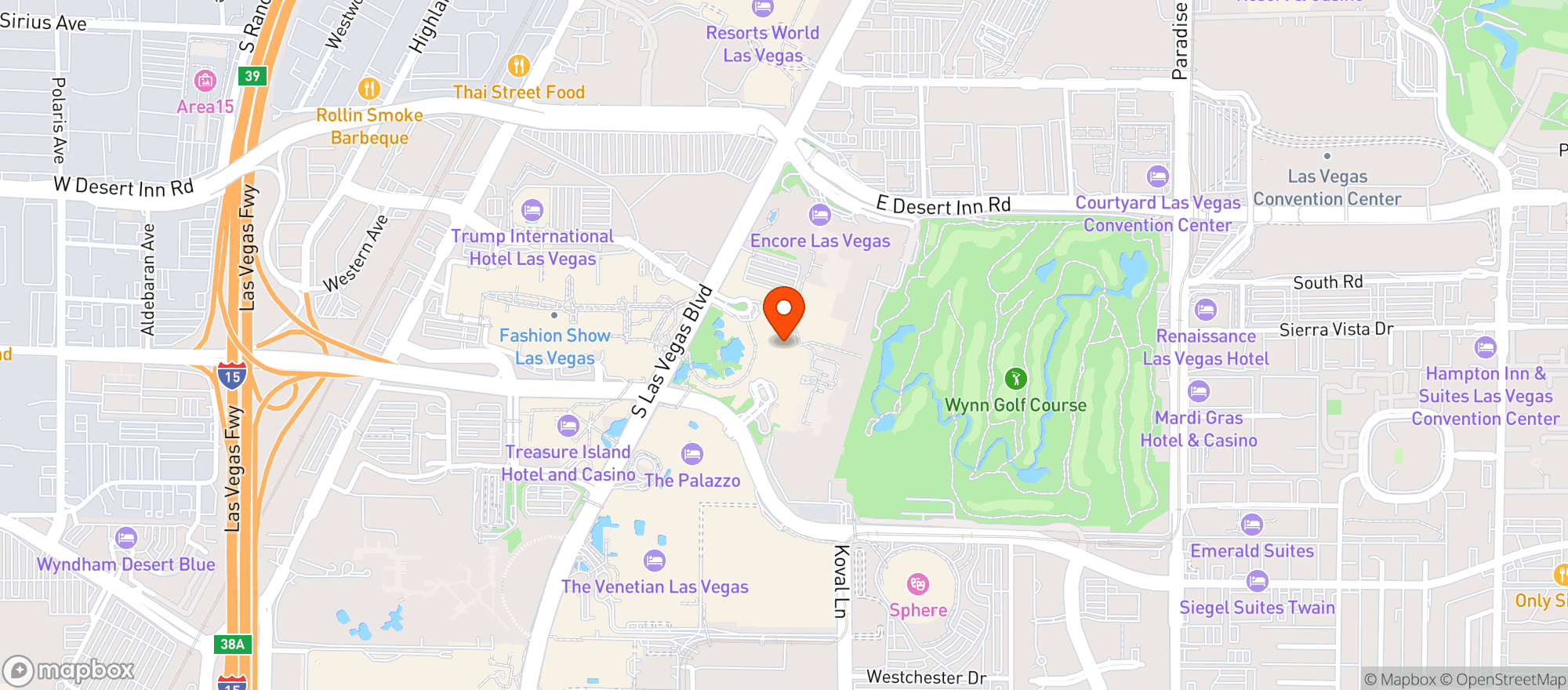 Map showing La Cave