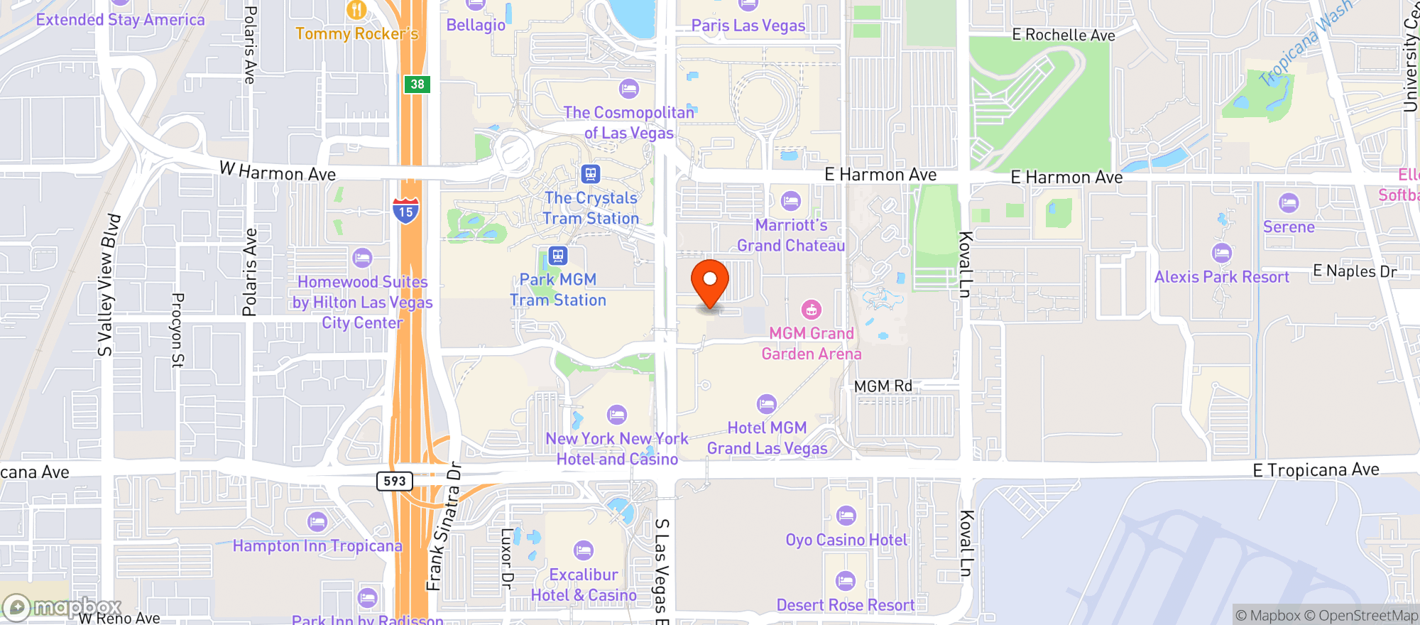 Map showing Target