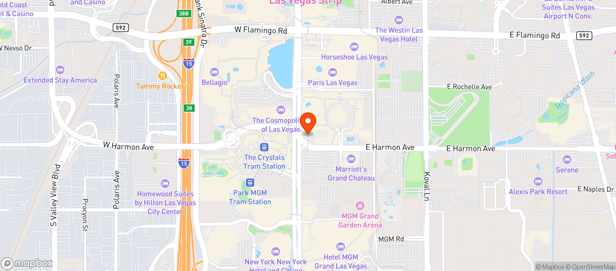 Map showing Walgreens #13900