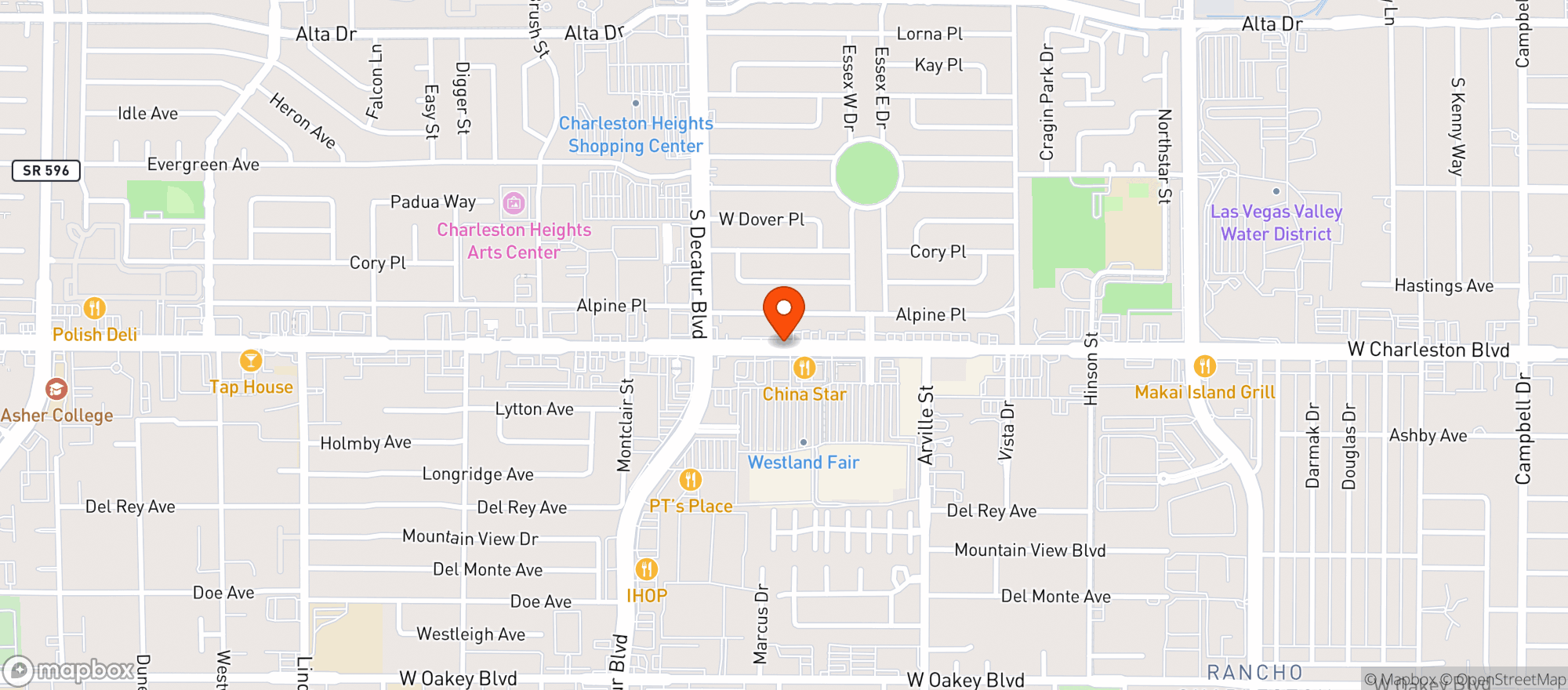 Map showing Silver Sage Wellness