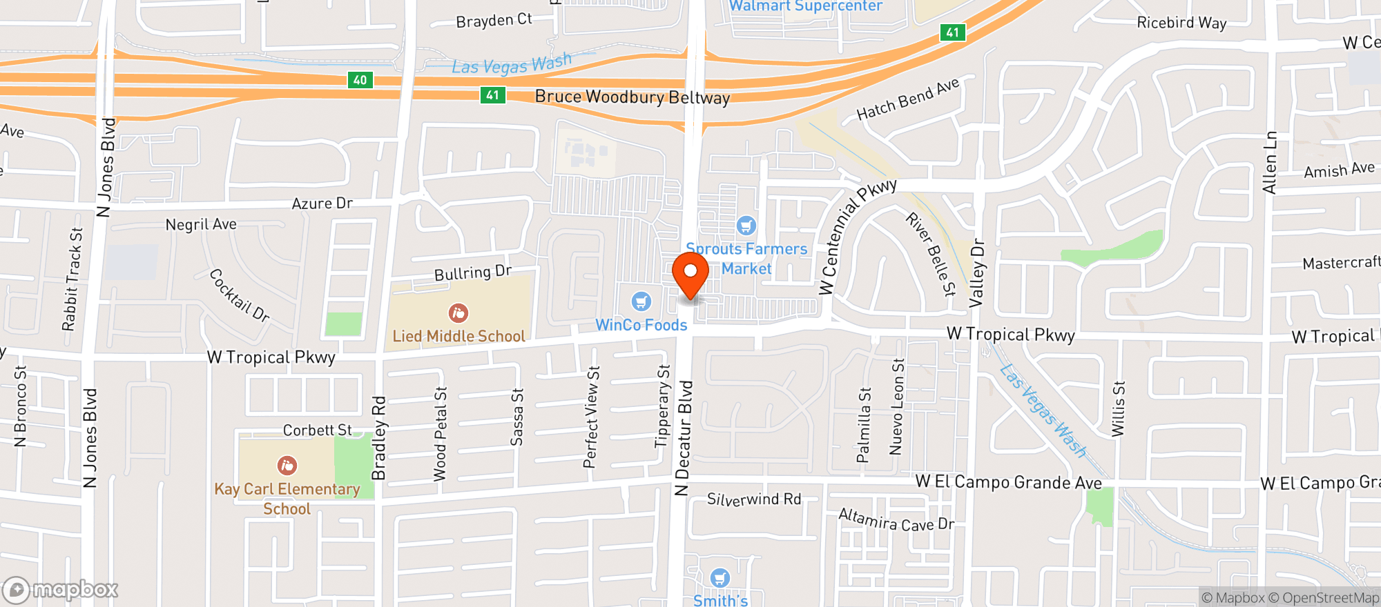 Map showing Ampm