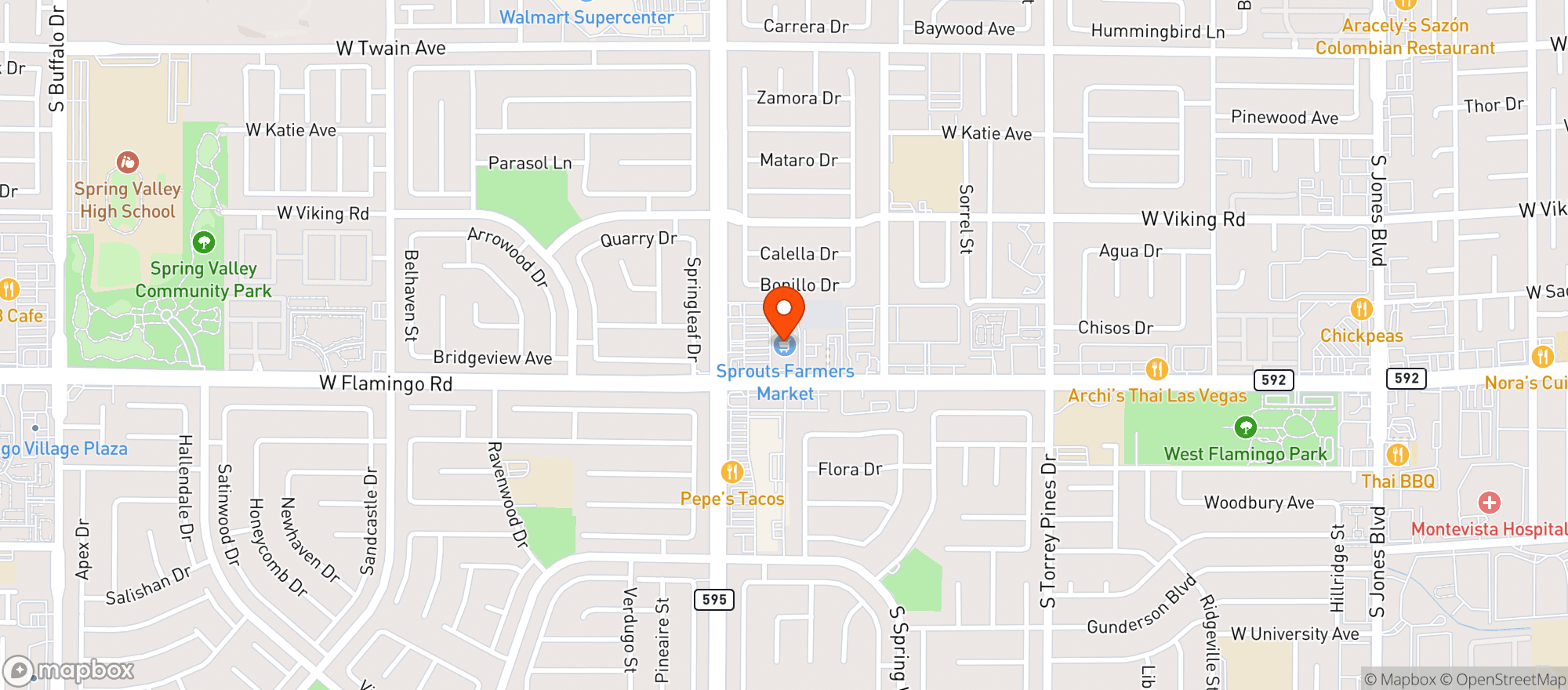 Map showing Sprouts #502
