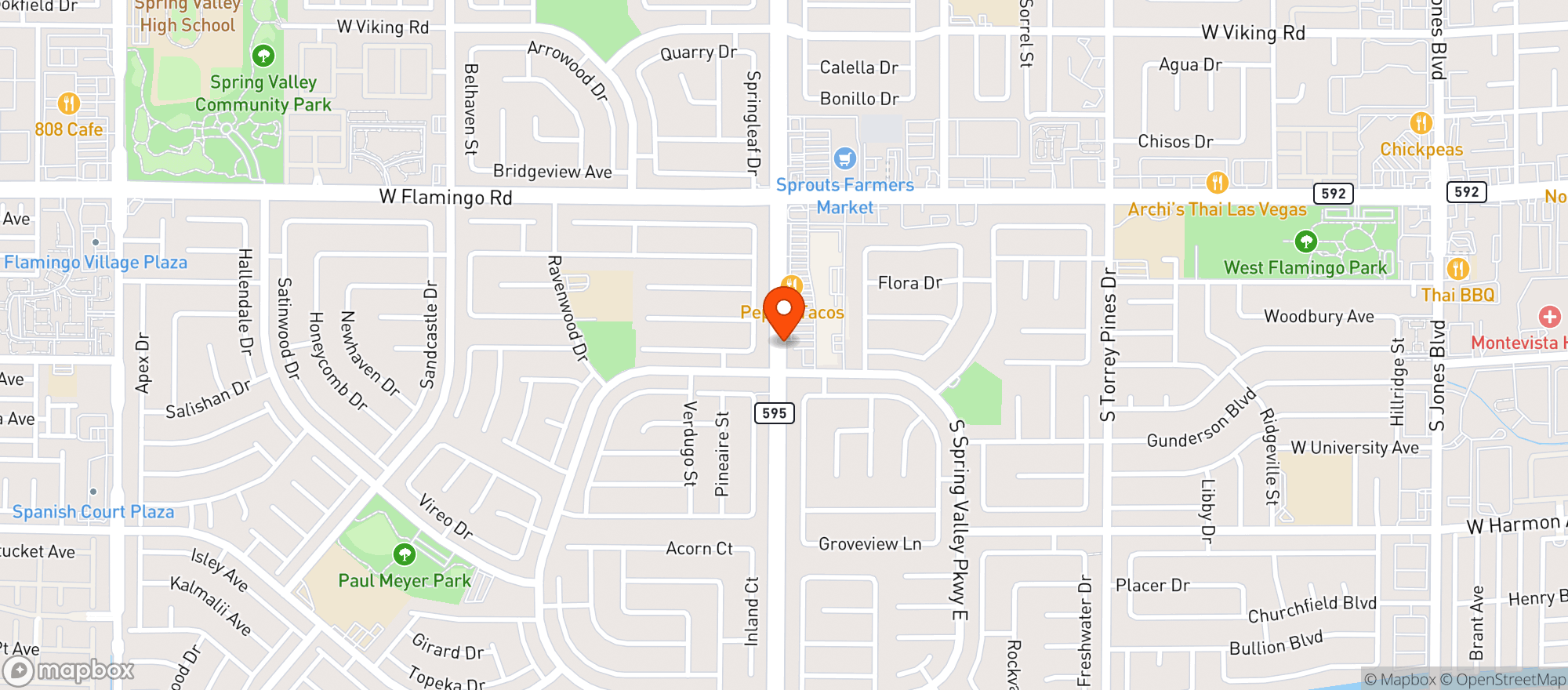 Map showing Lees Discount Liquor