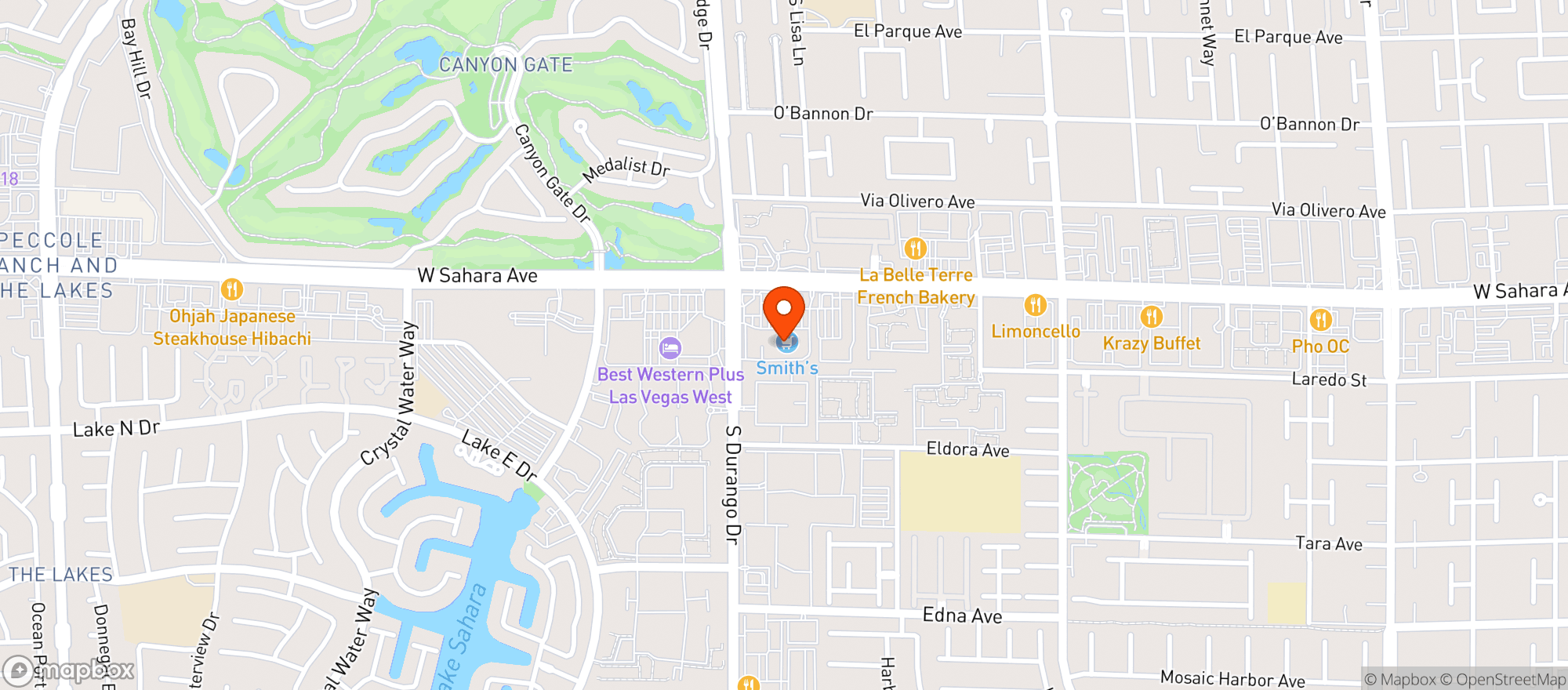 Map showing Smiths Food & Drug Cent #371