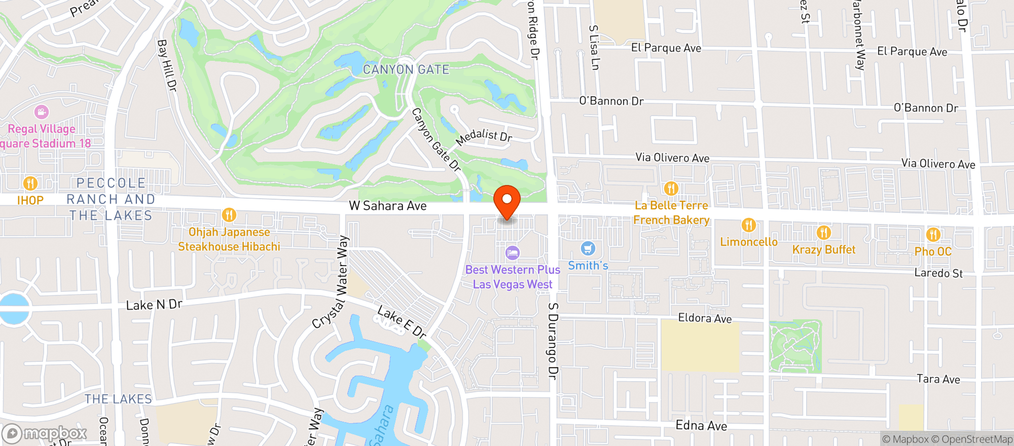 Map showing Outback Steakhouse #3214